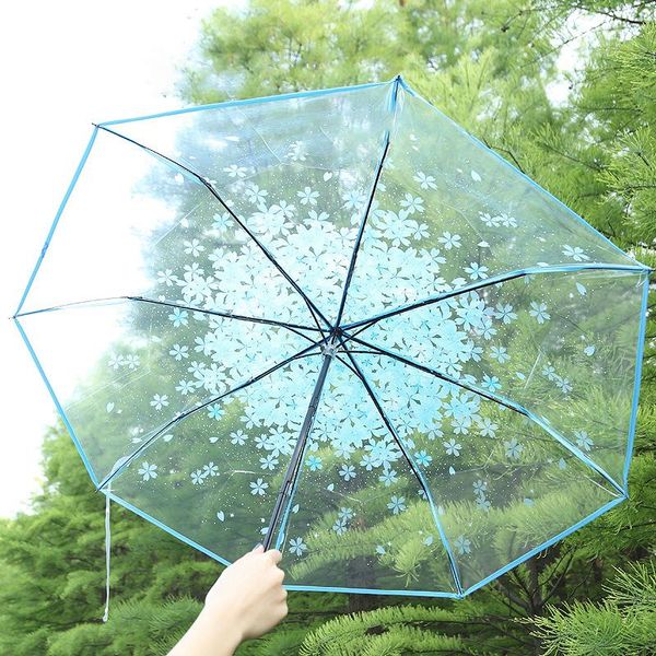 umbrellas clear cherry blossom creative 3 fold umbrella classic sakura pattern fashion anti-uv sun rain
umbrellas clear cherry blossom creative 3 fold umbrella classic sakura pattern fashion anti-uv sun rain