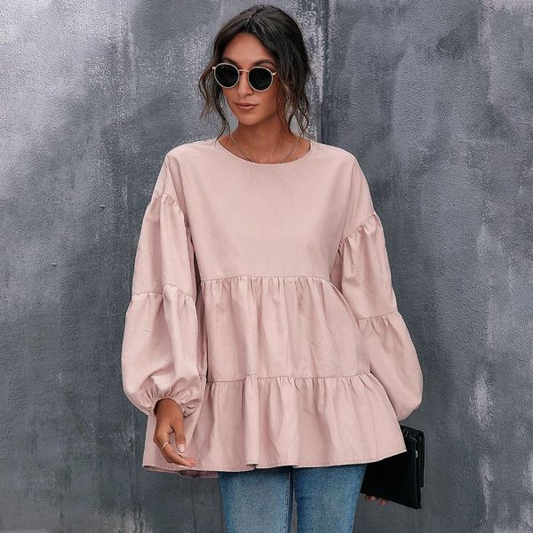 spring fashion casual o-neck 2021 women's sweet elegant solid loose lantern sleeve office all-match femme t-shirt, White
spring fashion casual o-neck 2021 women's sweet elegant solid loose lantern sleeve office all-match femme t-shirt, White