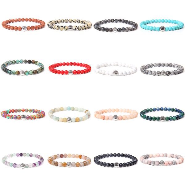 6 mm Natural Chakra Stone Beads Bracelets For Women Handmade Elastic Bracelet Men Black Turquois Lucky Energy Charm Jewelry
6 mm Natural Chakra Stone Beads Bracelets For Women Handmade Elastic Bracelet Men Black Turquois Lucky Energy Charm Jewelry