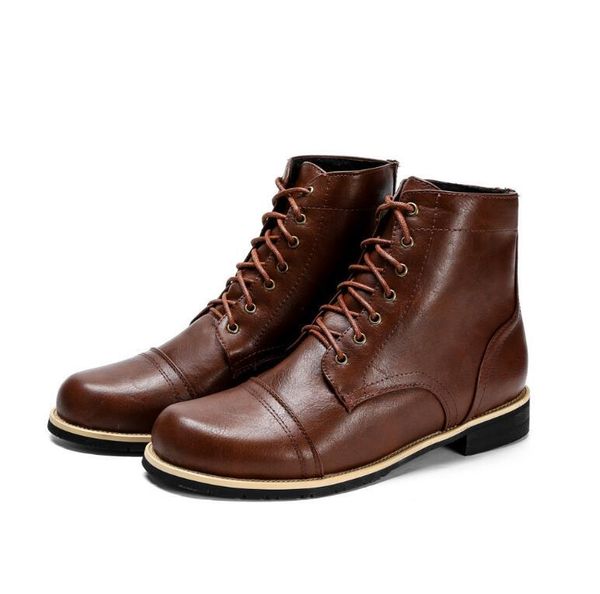 boots 2021 autumn men leather fashion lace-up high oxfords shoe warm motorcycle big size ankle booties, Black
boots 2021 autumn men leather fashion lace-up high oxfords shoe warm motorcycle big size ankle booties, Black