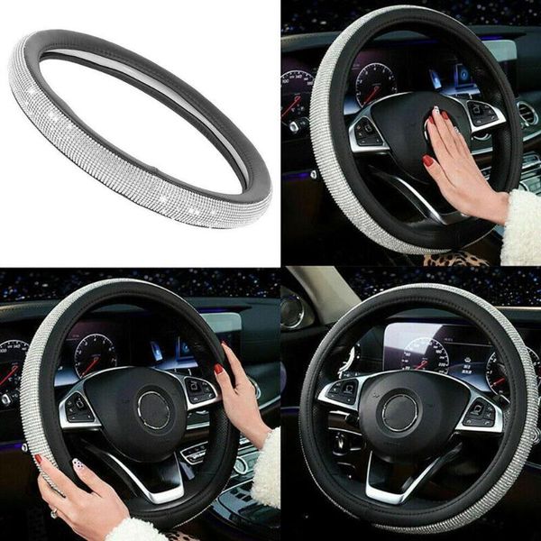 steering wheel covers charming elegant rhinestones crystal car pu accessories case steering-wheel styling cover leather s4s3
steering wheel covers charming elegant rhinestones crystal car pu accessories case steering-wheel styling cover leather s4s3