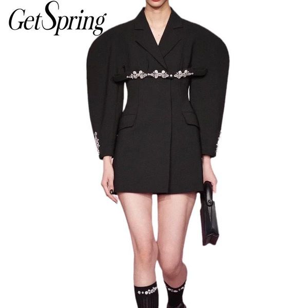 women's suits & blazers getspring women blazer rhinestone decorative long sleeve ladies black gray coat fashion suit jacket 2021, White;black
women's suits & blazers getspring women blazer rhinestone decorative long sleeve ladies black gray coat fashion suit jacket 2021, White;black
