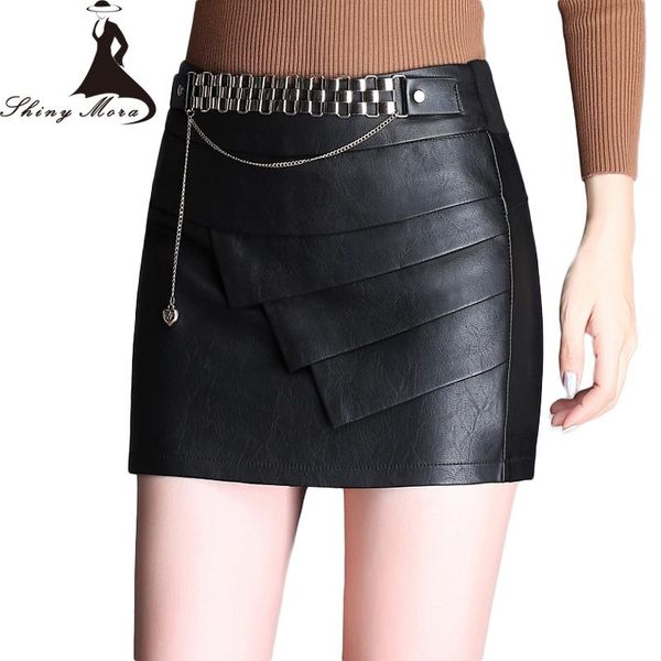 skirts shinymora fashion pu pencil for women mid waist mini leather shorts female elegant big size 5xl, Black
skirts shinymora fashion pu pencil for women mid waist mini leather shorts female elegant big size 5xl, Black