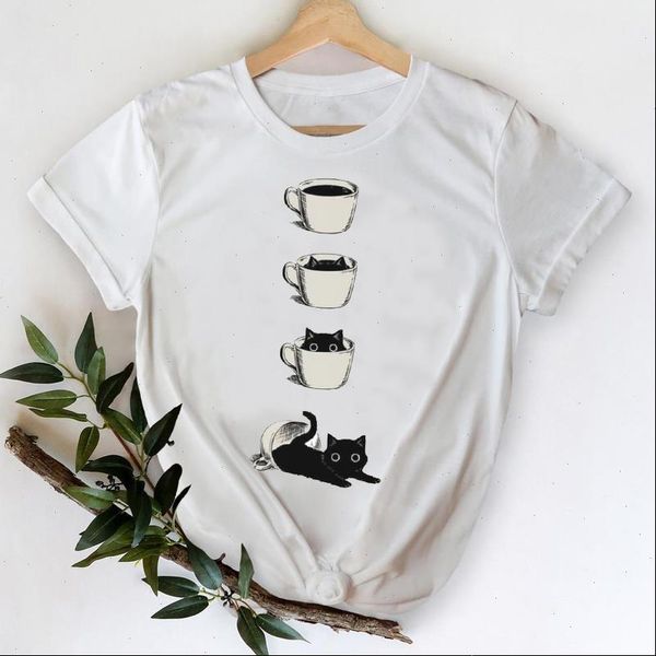 womens t shirt shirts for women coffee cat clothing cartoon kawaii clothes printing graphic tshirt lady print female tee, White
womens t shirt shirts for women coffee cat clothing cartoon kawaii clothes printing graphic tshirt lady print female tee, White