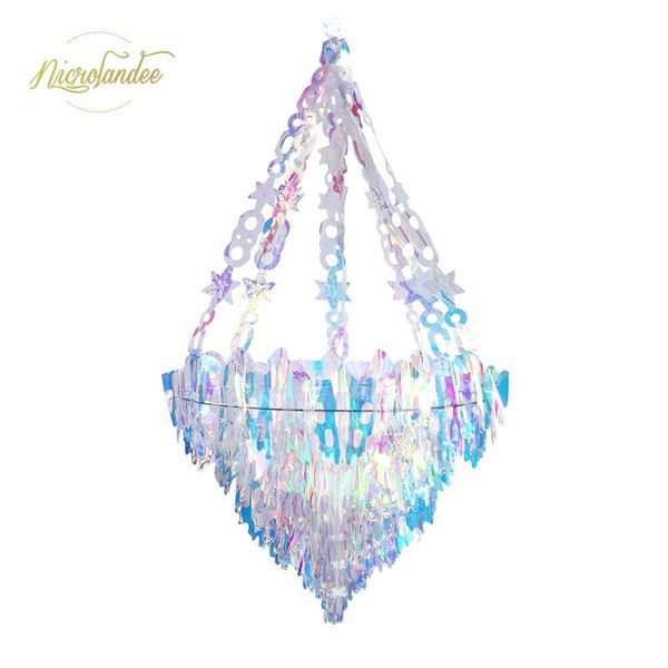 14inch iridescent party hanging chandelier shaped ceiling ornaments for bridal shower wedding nursery diy decor sashes
14inch iridescent party hanging chandelier shaped ceiling ornaments for bridal shower wedding nursery diy decor sashes