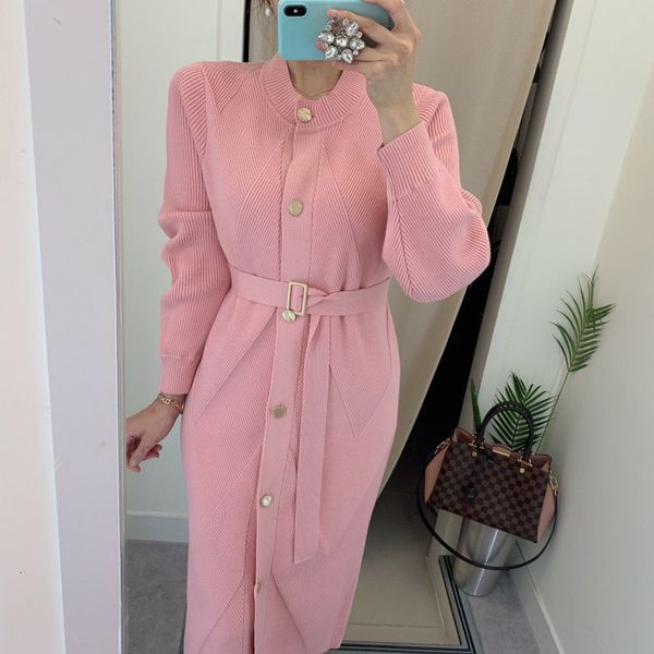dress women knitted long elegant autumn winter full sleeve single breasted solid color high waist ladies knit es 1ks5 hryy, Black;gray
dress women knitted long elegant autumn winter full sleeve single breasted solid color high waist ladies knit es 1ks5 hryy, Black;gray