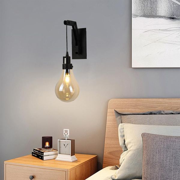 wall lamp retro loft glass led for bedroom vintage sconce light fixture designer lighting corridor/living room
wall lamp retro loft glass led for bedroom vintage sconce light fixture designer lighting corridor/living room