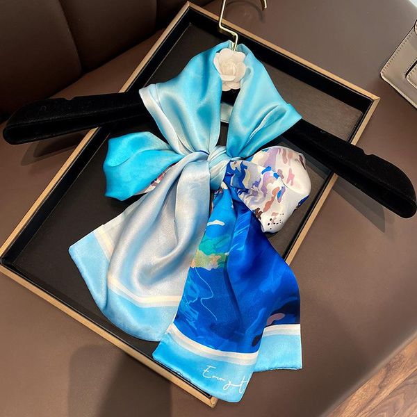 scarves 100% silk scarf bandana women long wrap kerchief satin mulberry spring fashion luxury headband hijab shawls, Blue;gray
scarves 100% silk scarf bandana women long wrap kerchief satin mulberry spring fashion luxury headband hijab shawls, Blue;gray