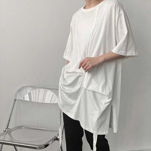 men's t-shirts summer three-dimensional clipping irregular design loose short sleeves fashion japanese large size personality t-shirt, White;black
men's t-shirts summer three-dimensional clipping irregular design loose short sleeves fashion japanese large size personality t-shirt, White;black