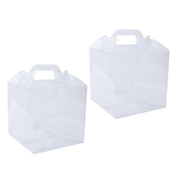 pcs transparent cake box portable packaging boxes organizer with handle for home dessert house bakery - size (transpare gift wrap 
pcs transparent cake box portable packaging boxes organizer with handle for home dessert house bakery - size (transpare gift wrap