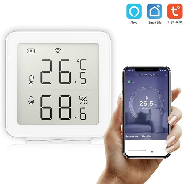 smart home control tuya wifi temperature and humidity sensor indoor hygrometer thermometer with lcd display intelligent linkage for
smart home control tuya wifi temperature and humidity sensor indoor hygrometer thermometer with lcd display intelligent linkage for