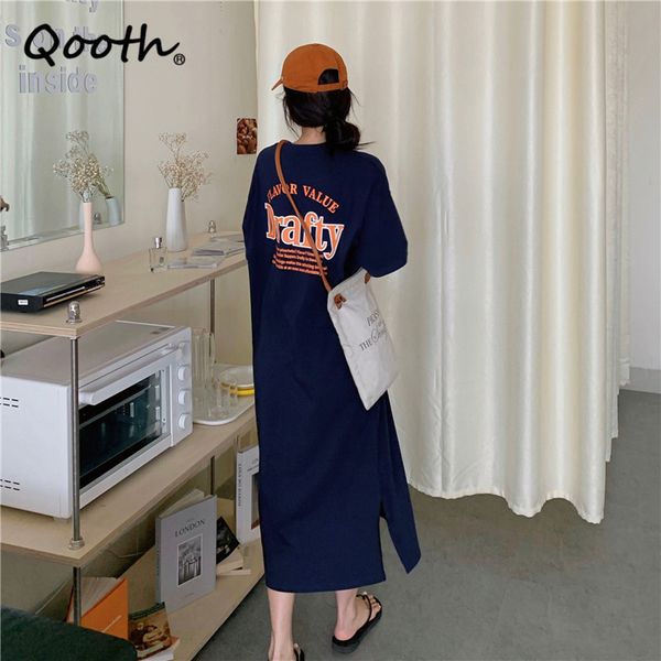 qooth letter printed o-neck short sleeve shirt dress summer retro causal pullover split swing dress cotton fashion dress qt738 210518, Black;gray
qooth letter printed o-neck short sleeve shirt dress summer retro causal pullover split swing dress cotton fashion dress qt738 210518, Black;gray