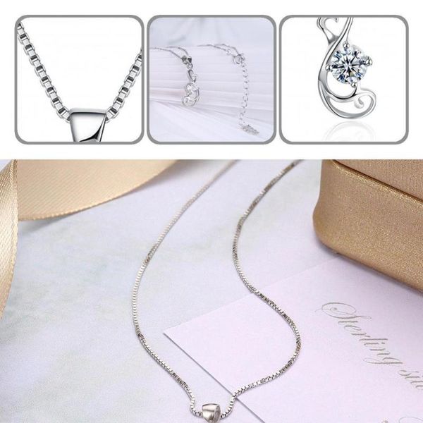 pendant necklaces cubic zirconia 925 silver electroplating necklace for prom 
pendant necklaces cubic zirconia 925 silver electroplating necklace for prom