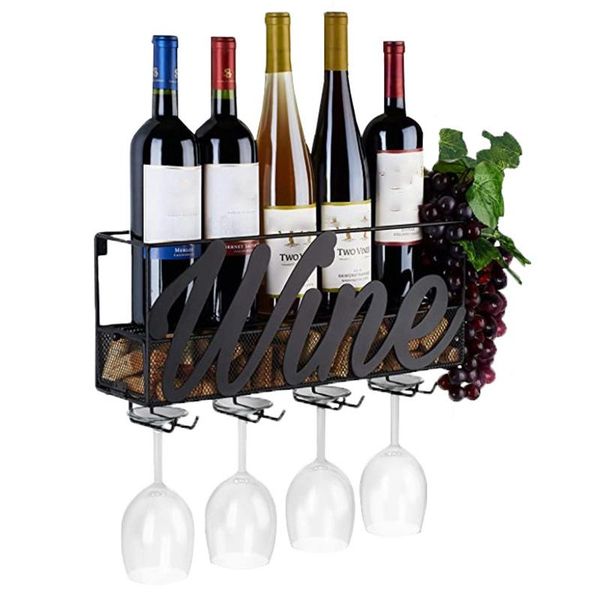 hooks & rails letter wine rack, goblet iron art hanging on the wall, bottle rack for organizer storage, home decoration
hooks & rails letter wine rack, goblet iron art hanging on the wall, bottle rack for organizer storage, home decoration