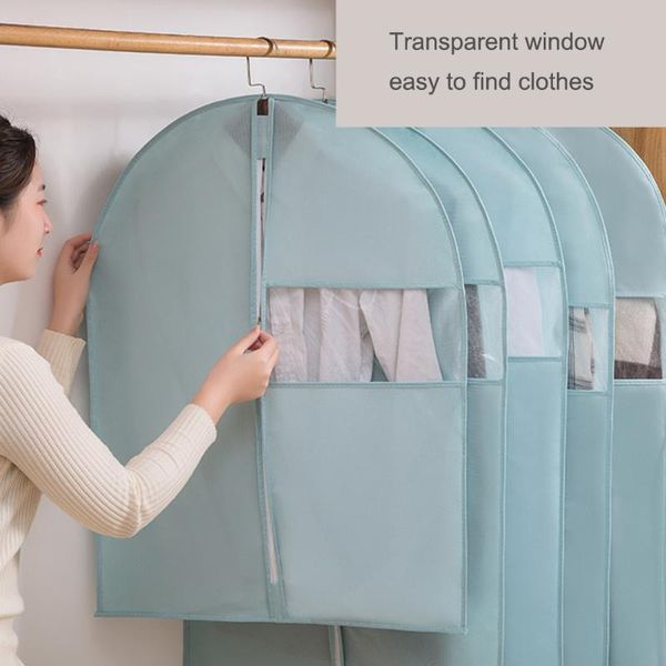 hanging dust proof suit bags for storage travel with clear window jacket skirt shirt coat anti-moth breathable garment boxes & bins
hanging dust proof suit bags for storage travel with clear window jacket skirt shirt coat anti-moth breathable garment boxes & bins