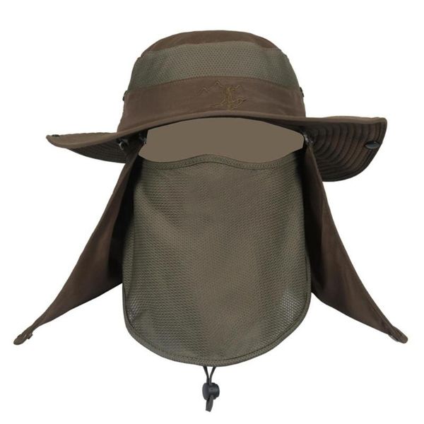 outdoor hats mens fishing cap sun boonie hat waterproof summer uv protection breathable hunting accessories for men, Black;white
outdoor hats mens fishing cap sun boonie hat waterproof summer uv protection breathable hunting accessories for men, Black;white