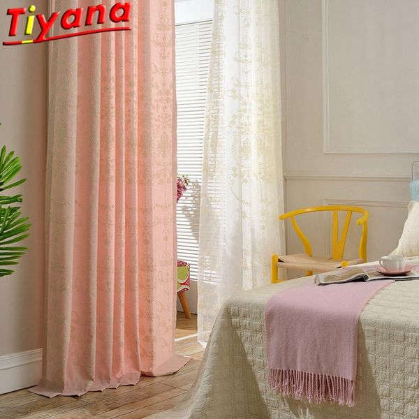 curtain & drapes european-style beautiful embroidery curtains for living room cotton and linen pink semi-blackout window bedroom *vt
curtain & drapes european-style beautiful embroidery curtains for living room cotton and linen pink semi-blackout window bedroom *vt