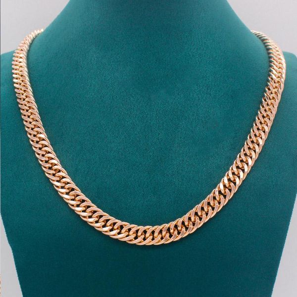 chains anietna 585 rose gold 11mm 60cm wide cuban chain classic choker necklace for women/men wholesale collar, Silver
chains anietna 585 rose gold 11mm 60cm wide cuban chain classic choker necklace for women/men wholesale collar, Silver