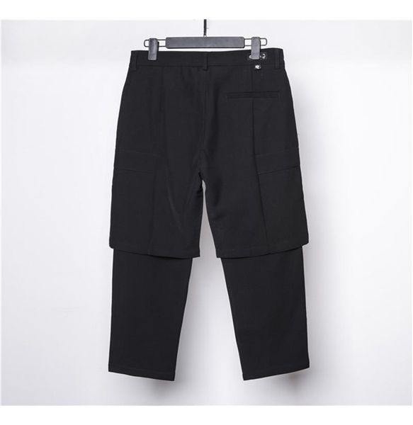 men's pants spring and autumn solid color fake two personality design slim pencil nine straight leg, Black
men's pants spring and autumn solid color fake two personality design slim pencil nine straight leg, Black