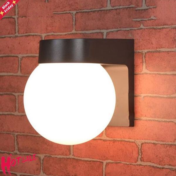modern loft led outdoor porch light, black white pc base milky acrylic lampshade e27 ball wall lamp up down lamps
modern loft led outdoor porch light, black white pc base milky acrylic lampshade e27 ball wall lamp up down lamps