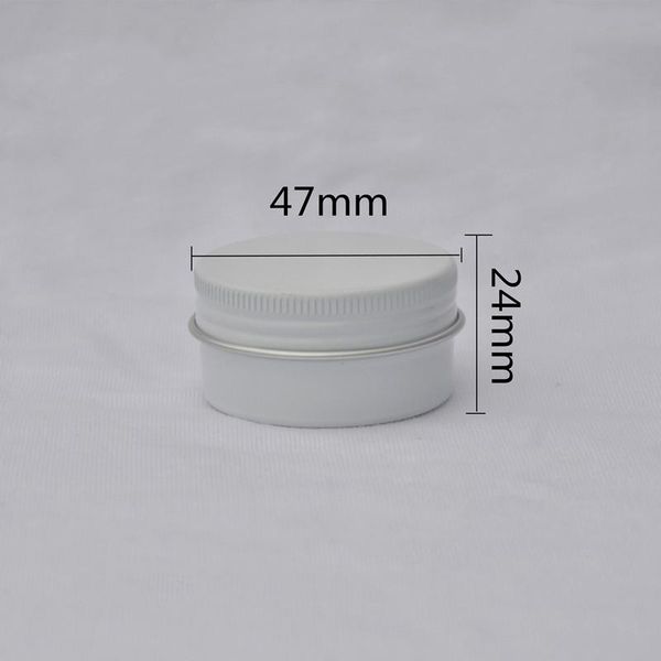 storage bottles & jars 30g aluminum tins wholesale cream boxs 47mm*24mm cosmetic containers hair wax/handmade soap pots white threaded box
storage bottles & jars 30g aluminum tins wholesale cream boxs 47mm*24mm cosmetic containers hair wax/handmade soap pots white threaded box