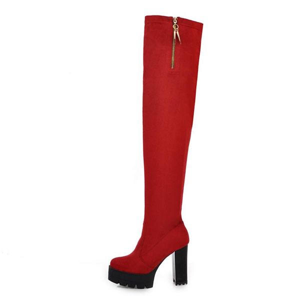 platform thigh high boots punk heel stretch woman over the knee fashion red black lady shoes plus size 48
platform thigh high boots punk heel stretch woman over the knee fashion red black lady shoes plus size 48