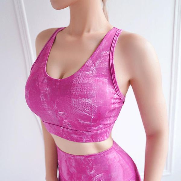 yoga outfit spring and summer printed sports fitness bra -absorbing plastic back underwear
yoga outfit spring and summer printed sports fitness bra -absorbing plastic back underwear