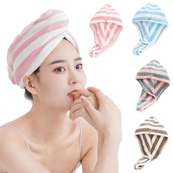 shower caps microfiber thickened coral fleece cationic dry hair cap lovely wrap quick water stripe bathing accessories
shower caps microfiber thickened coral fleece cationic dry hair cap lovely wrap quick water stripe bathing accessories