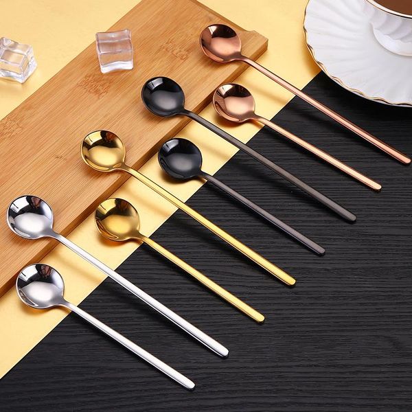 spoons 2pcs stainless steel coffee stirring spoon long handle teaspoon ice cream honey cocktail cutlery kitchen
spoons 2pcs stainless steel coffee stirring spoon long handle teaspoon ice cream honey cocktail cutlery kitchen