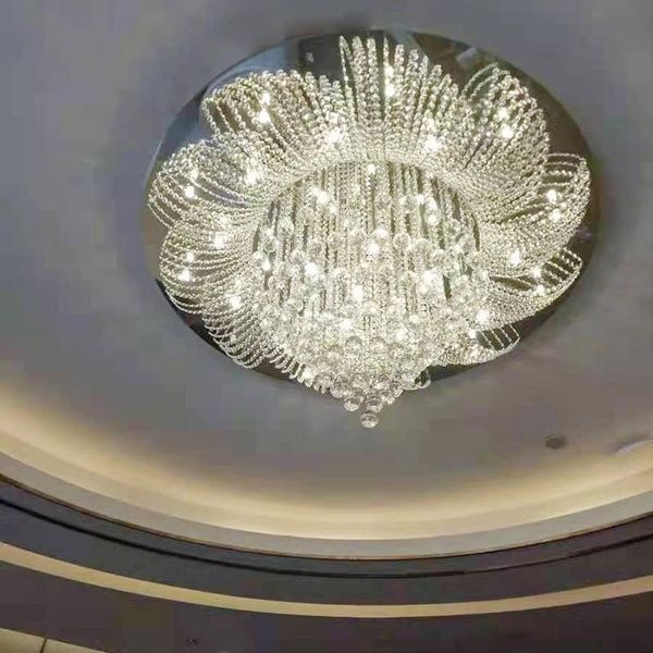 chandeliers modern crystal chandelier creative lamp luxury round hanging lighting for living dining room lobby ceiling lustre home decor
chandeliers modern crystal chandelier creative lamp luxury round hanging lighting for living dining room lobby ceiling lustre home decor