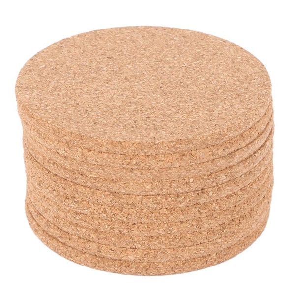 mats & pads set of 10 cork bar drink coasters - absorbent and reusable 90mm, 5mm thick
mats & pads set of 10 cork bar drink coasters - absorbent and reusable 90mm, 5mm thick