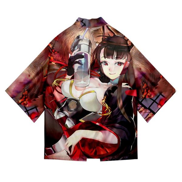 azur lane sakura empir 3d print summer holiday women/men three quarter sleeve style blouse kawaii kimono ethnic clothing, Red
azur lane sakura empir 3d print summer holiday women/men three quarter sleeve style blouse kawaii kimono ethnic clothing, Red