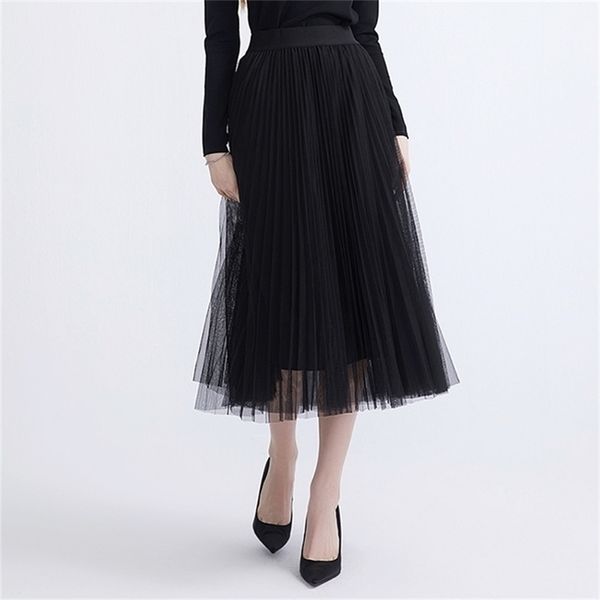 fall winter gothic black white long mesh skirt vintage korean england style high street elastic waist basic accordion skirts 211120
fall winter gothic black white long mesh skirt vintage korean england style high street elastic waist basic accordion skirts 211120