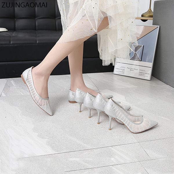 sandals silver sequins apartment women's basic shoes gauze lace plied toe pointed fashion party 03ax, Black
sandals silver sequins apartment women's basic shoes gauze lace plied toe pointed fashion party 03ax, Black