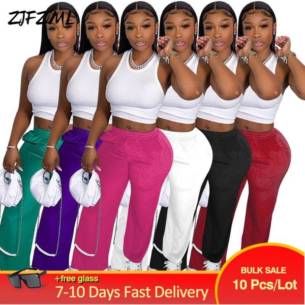 women's pants & capris bulk lots wholesale items high elastic waist wide leg pant women fashion solid velvet straight trouser hipster l, Black;white
women's pants & capris bulk lots wholesale items high elastic waist wide leg pant women fashion solid velvet straight trouser hipster l, Black;white