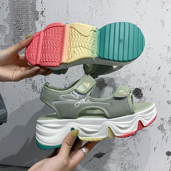women platform sandals fashion flower designers open toe chunky casual shoes sports wedges for woman mesh sandal summer, Black
women platform sandals fashion flower designers open toe chunky casual shoes sports wedges for woman mesh sandal summer, Black