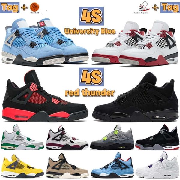 mens 4 4s basketball shoes university blue red thunder pine green metallic purple black cat bred men sneakers women trainers yuduojiaju
mens 4 4s basketball shoes university blue red thunder pine green metallic purple black cat bred men sneakers women trainers yuduojiaju