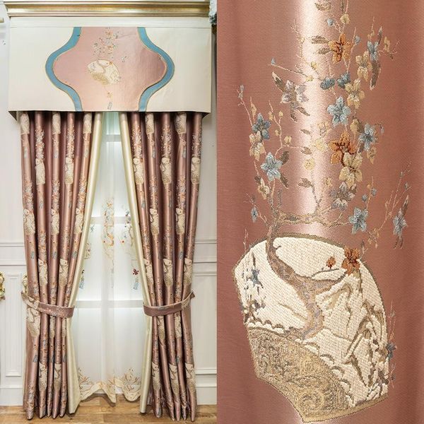 curtain & drapes european style modern atmosphere luxury embroidered curtains for living room bedroom study blackout customization
curtain & drapes european style modern atmosphere luxury embroidered curtains for living room bedroom study blackout customization