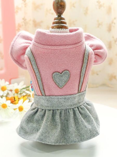dog apparel pink colors clothes for dogs with small heart printed cute sweet princess style warm skirt autumn and winter cat dress
dog apparel pink colors clothes for dogs with small heart printed cute sweet princess style warm skirt autumn and winter cat dress