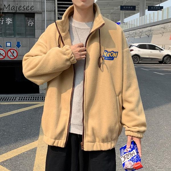 men's jackets men stand collar zipper print hip- couple oversize fleece jacket coats autumn vintage preppy style outwear ulzzang bf, Black;brown
men's jackets men stand collar zipper print hip- couple oversize fleece jacket coats autumn vintage preppy style outwear ulzzang bf, Black;brown