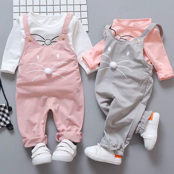 clothing sets spring born baby girls clothes fashion suit t-shirt + pants outside wear sports, White
clothing sets spring born baby girls clothes fashion suit t-shirt + pants outside wear sports, White