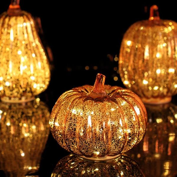 strings glass pumpkin lamp for halloween ghost party festival decorations 
strings glass pumpkin lamp for halloween ghost party festival decorations