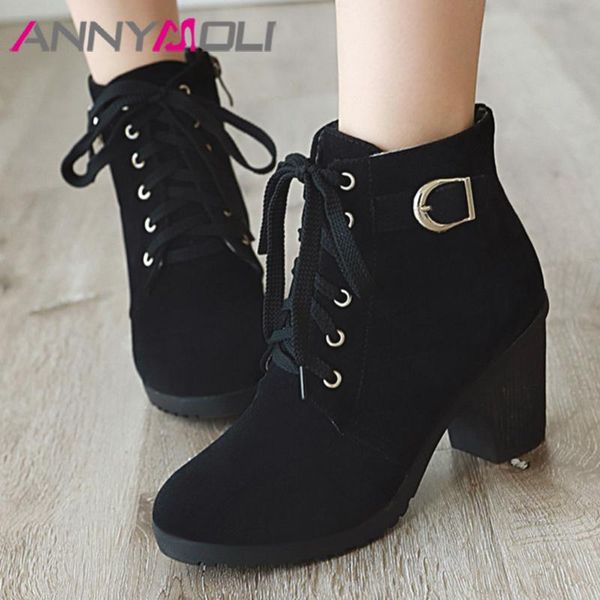 boots annymoli zip woman buckle high heel ankle thick short lace up round toe ladies shoes winter brown black
boots annymoli zip woman buckle high heel ankle thick short lace up round toe ladies shoes winter brown black