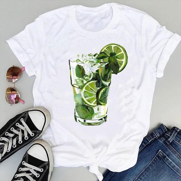 trend style juice fruit women 90s cartoon graphic summer short sleeve fashion print female clothes tees t shirt, White
trend style juice fruit women 90s cartoon graphic summer short sleeve fashion print female clothes tees t shirt, White