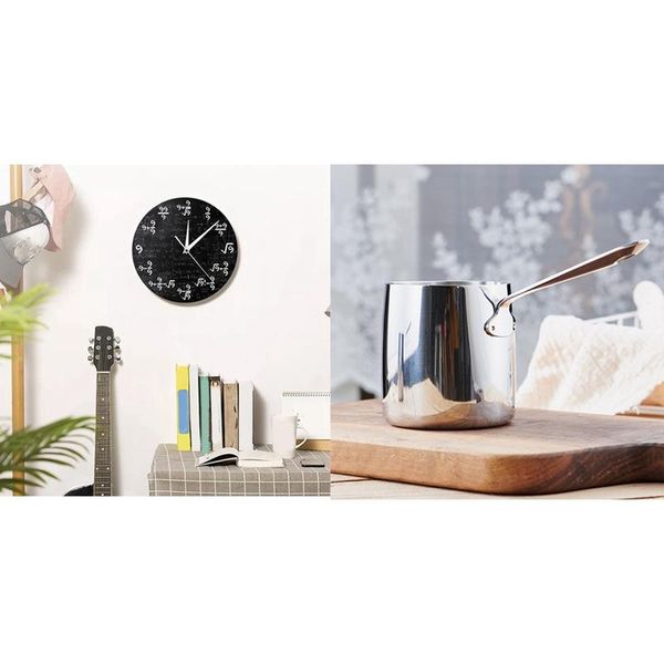 wall clocks math equation the nines clock & butter coffee milk warmer mini melting pot with spout(370ml)
wall clocks math equation the nines clock & butter coffee milk warmer mini melting pot with spout(370ml)