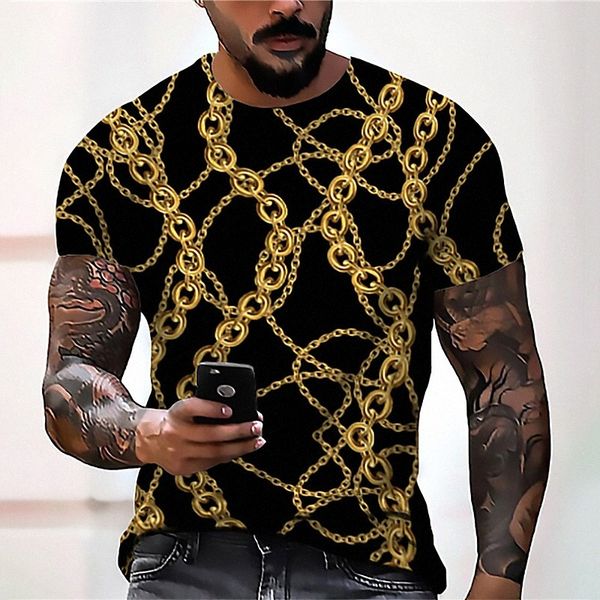 men's tee t shirt shirt 3d print graphic prints chains print crew neck daily holiday print short sleeve casual designer big and tall s, White;black
men's tee t shirt shirt 3d print graphic prints chains print crew neck daily holiday print short sleeve casual designer big and tall s, White;black
