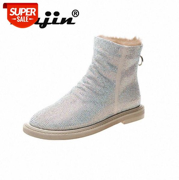 fujin black winter shoes woman shiny crystals warm fur flat snow boots 2018 handmade bling rhinestones ankle boots women #wb6e
fujin black winter shoes woman shiny crystals warm fur flat snow boots 2018 handmade bling rhinestones ankle boots women #wb6e