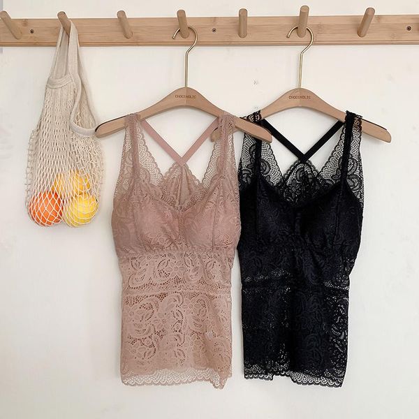 ladies' 2021 spring fertilizer increase fat younger sister beauty back v-neck lace vest strapless long underwear camisoles & tanks, Black;white
ladies' 2021 spring fertilizer increase fat younger sister beauty back v-neck lace vest strapless long underwear camisoles & tanks, Black;white