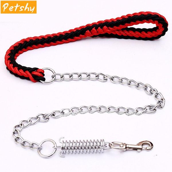 petshy large dog leash metal rope pet running tracking walking leashes dogs mountain climbing for medium big collars &
petshy large dog leash metal rope pet running tracking walking leashes dogs mountain climbing for medium big collars &