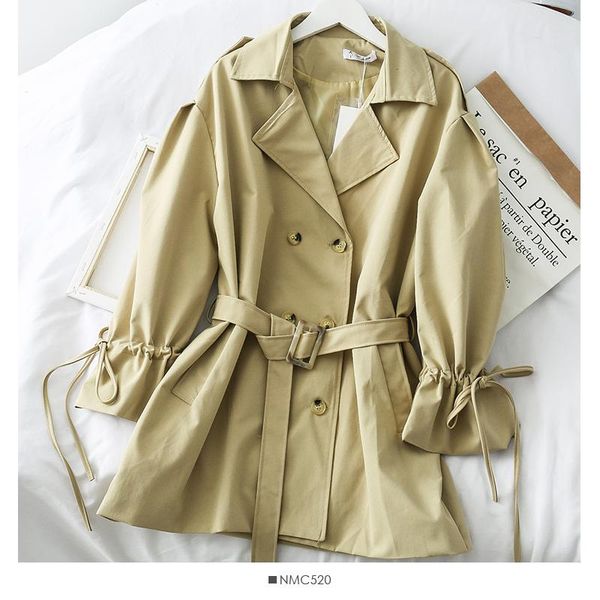 women's jackets autumn and winter woemen trench coat lady office work windbreaker clothes women, Black;brown
women's jackets autumn and winter woemen trench coat lady office work windbreaker clothes women, Black;brown